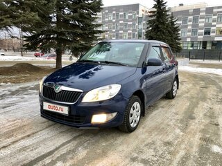 2011 Skoda Fabia II Рестайлинг, синий, 710000 рублей, вид 1