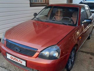 2009 Lada (ВАЗ) Priora I, красный, 360000 рублей, вид 2