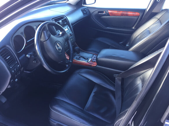 2004 Lexus GS 300 II Рестайлинг, чёрный - вид 2