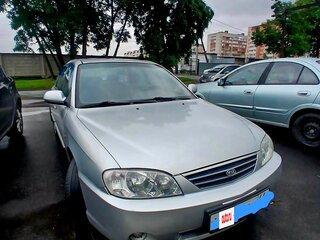 2007 Kia Spectra I Рестайлинг 2, серебристый, 290000 рублей, вид 1