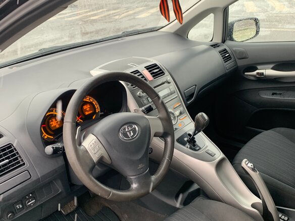 2007 Toyota Auris I, чёрный, 1000000 рублей - вид 8