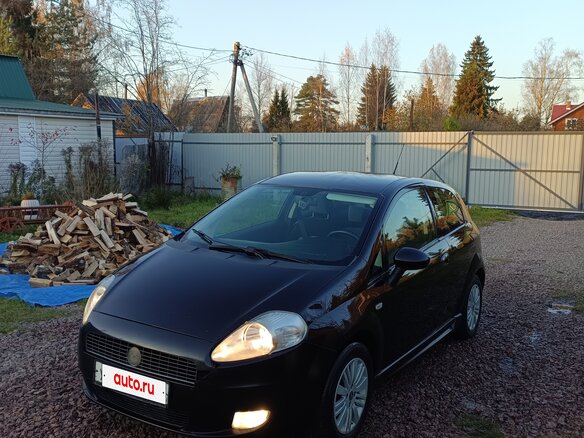 2007 Fiat Punto III Grande Punto, чёрный, 255000 рублей - вид 8