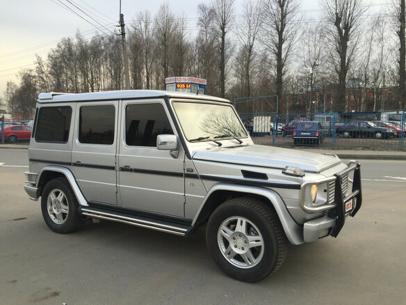 2000 Mercedes-Benz G-Класс 500 Euro 2 II (W463), серебристый - вид 5
