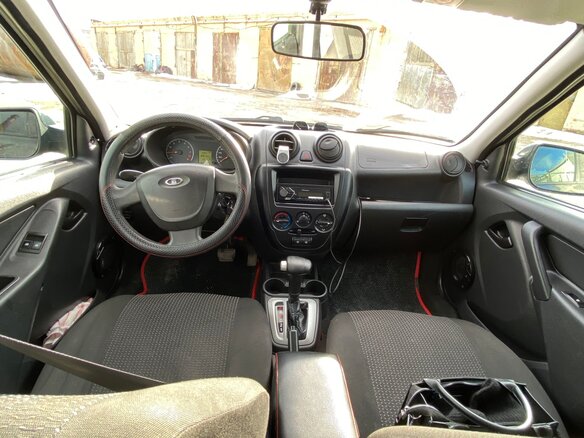2013 Lada (ВАЗ) Granta I, чёрный - вид 6