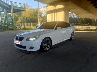 2008 BMW 5 серии 525i V (E60/E61) Рестайлинг, белый, 1100000 рублей, вид 2
