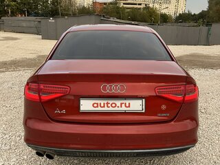 2012 Audi A4 IV (B8) Рестайлинг, красный, 1299000 рублей, вид 4