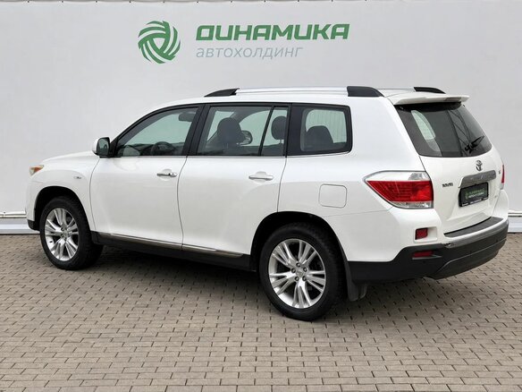 2010 Toyota Highlander II (XU40) Рестайлинг, белый, 1690000 рублей - вид 6
