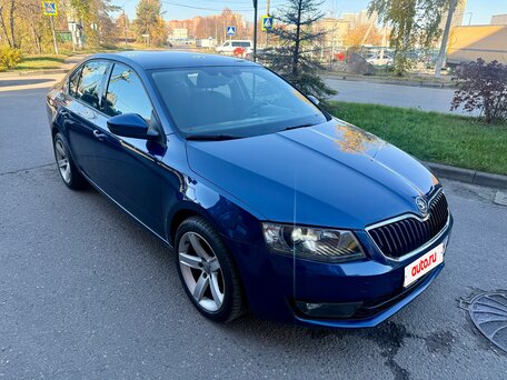 2014 Skoda Octavia III (A7), синий, 1185000 рублей, вид 4