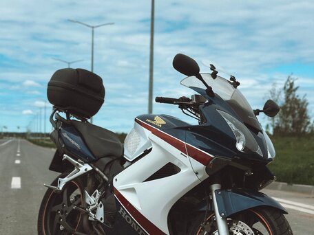 2007 Honda VFR 800, синий, 400000 рублей, вид 1