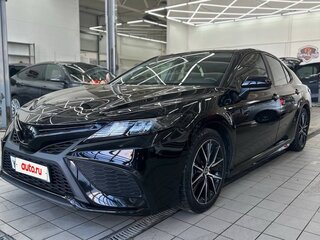2021 Toyota Camry US Market VIII (XV70) Рестайлинг, чёрный, 3300000 рублей, вид 1