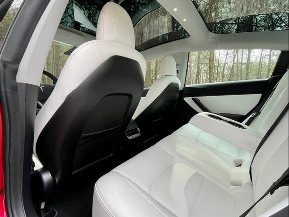 2020 Tesla Model 3 Long Range I, красный, 2550000 рублей - вид 11