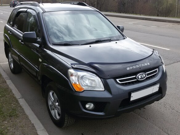 2009 Kia Sportage II Рестайлинг, серый - вид 1