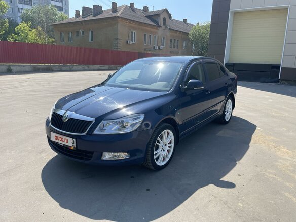 2012 Skoda Octavia II (A5) Рестайлинг, синий, 800000 рублей - вид 2