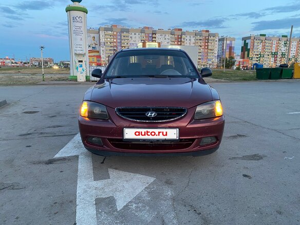 2006 Hyundai Accent ТагАЗ II, красный, 400000 рублей