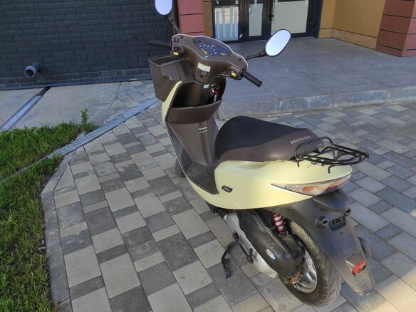 2004 Honda Dio, бежевый, 89000 рублей - вид 6
