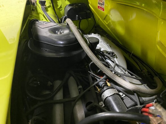 1971 Porsche 914, жёлтый - вид 22