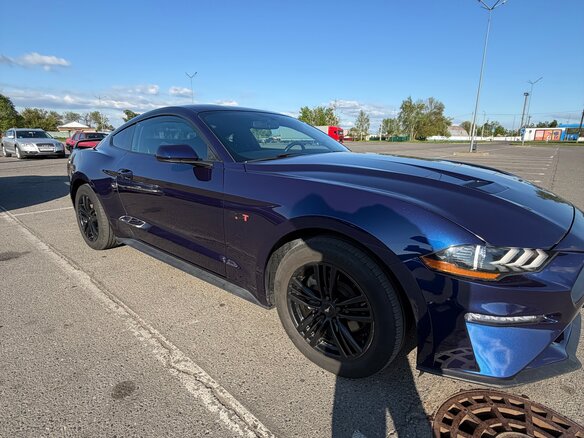 2020 Ford Mustang VI Рестайлинг, синий, 2200000 рублей - вид 13