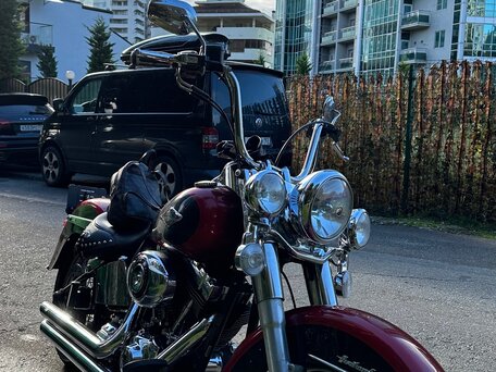 2012 Harley-Davidson Heritage, красный, 975000 рублей, вид 1