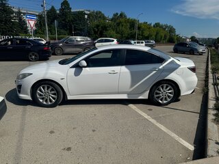 2012 Mazda 6 II (GH) Рестайлинг, белый, 1350000 рублей, вид 3