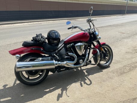 2006 Yamaha XV 1700 Warrior, красный, 1100000 рублей, вид 1