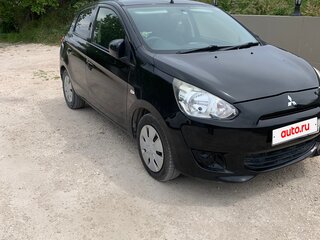 2013 Mitsubishi Mirage VI, чёрный, 595000 рублей, вид 3