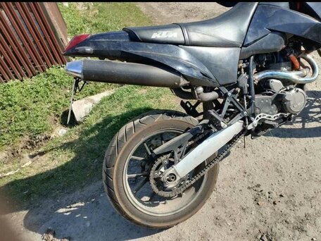 2003 KTM 640 Duke, чёрный, 250000 рублей, вид 4
