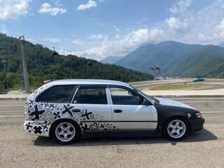 1991 Toyota Corolla VII (E100), серебристый, 420000 рублей, вид 3
