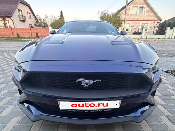2020 Ford Mustang VI Рестайлинг, синий, 2200000 рублей - вид 3