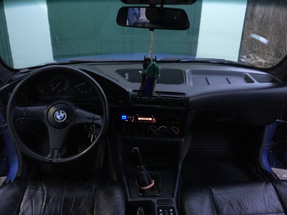 1988 BMW 5 серии 525i III (E34), голубой - вид 7