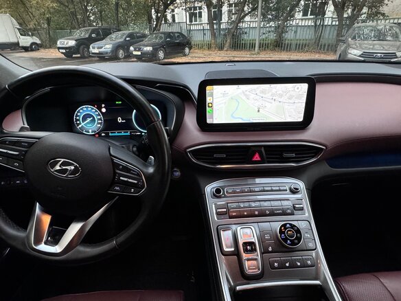2021 Hyundai Santa Fe IV Рестайлинг, чёрный - вид 9