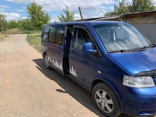 2006 Volkswagen Caravelle LWB 4MOTION Long T5, синий, 1600000 рублей, вид 4