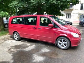 2013 Mercedes-Benz Vito 116 CDI L3 II (W639) Рестайлинг, пурпурный, 1500000 рублей, вид 2