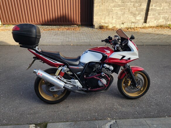 2006 Honda CB 400 Super Four, красный, 290000 рублей