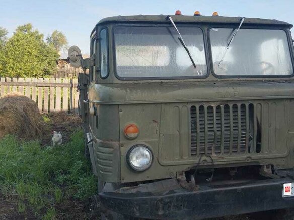 1993 ГАЗ-САЗ 3511, зелёный, 390000 рублей