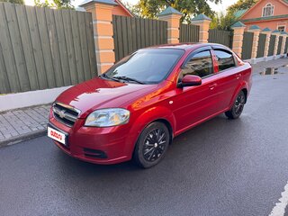 2009 Chevrolet Aveo I Рестайлинг, красный, 400000 рублей, вид 1
