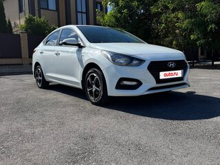 2018 Hyundai Solaris II, белый, 1549999 рублей, вид 3