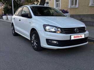 2019 Volkswagen Polo V Рестайлинг, белый, 1250000 рублей, вид 3