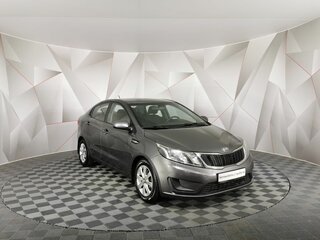 2013 Kia Rio III, серый, 699150 рублей, вид 3