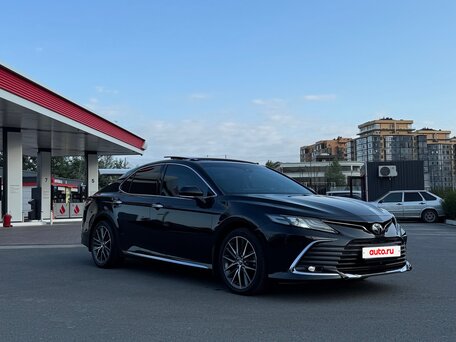 2023 Toyota Camry US Market VIII (XV70) Рестайлинг, чёрный, 2999999 рублей, вид 5