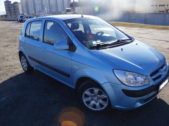 2008 Hyundai Getz I Рестайлинг, голубой