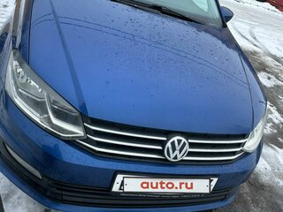 2020 Volkswagen Polo V Рестайлинг, синий, 1350000 рублей, вид 2
