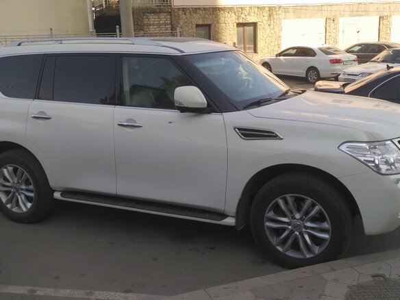 2011 Nissan Patrol VI (Y62), белый - вид 7