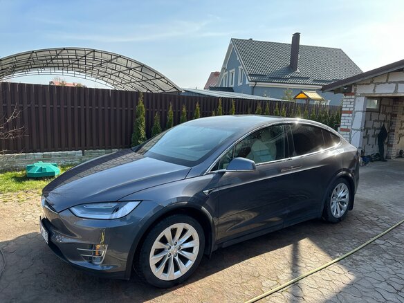 2020 Tesla Model X Long Range Plus I, серый, 4700000 рублей - вид 6