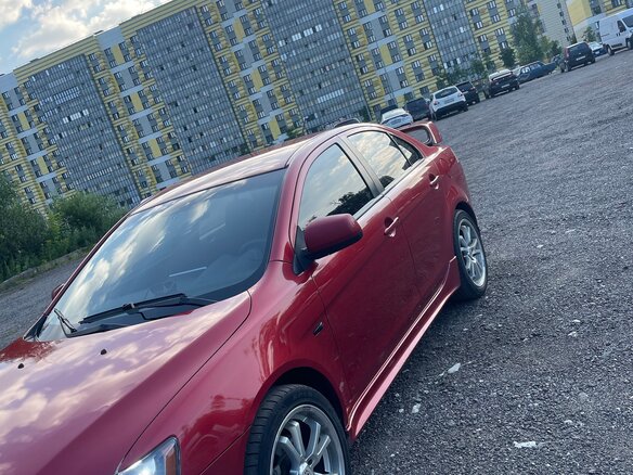 2008 Mitsubishi Lancer X, красный, 850000 рублей - вид 10