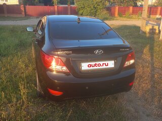 2011 Hyundai Solaris I, чёрный, 700000 рублей, вид 2