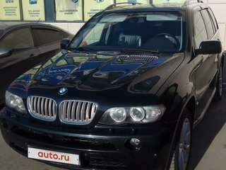 2005 BMW X5 4.4i I (E53) Рестайлинг, чёрный, 1450000 рублей, вид 1