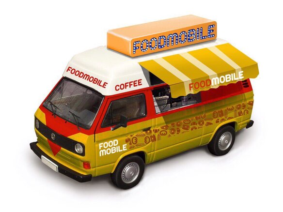 1990 Volkswagen Transporter T4, жёлтый - вид 3