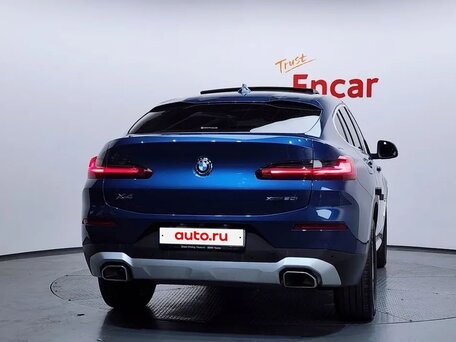 2022 BMW X4 20i II (G02) Рестайлинг, синий, 5025000 рублей, вид 4
