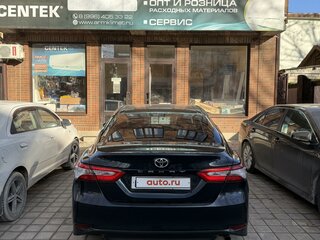 2018 Toyota Camry US Market VIII (XV70), синий, 2600000 рублей, вид 3