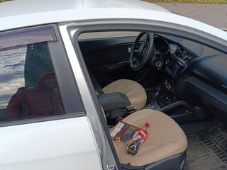 2012 Kia Rio III, белый, 450000 рублей, вид 5